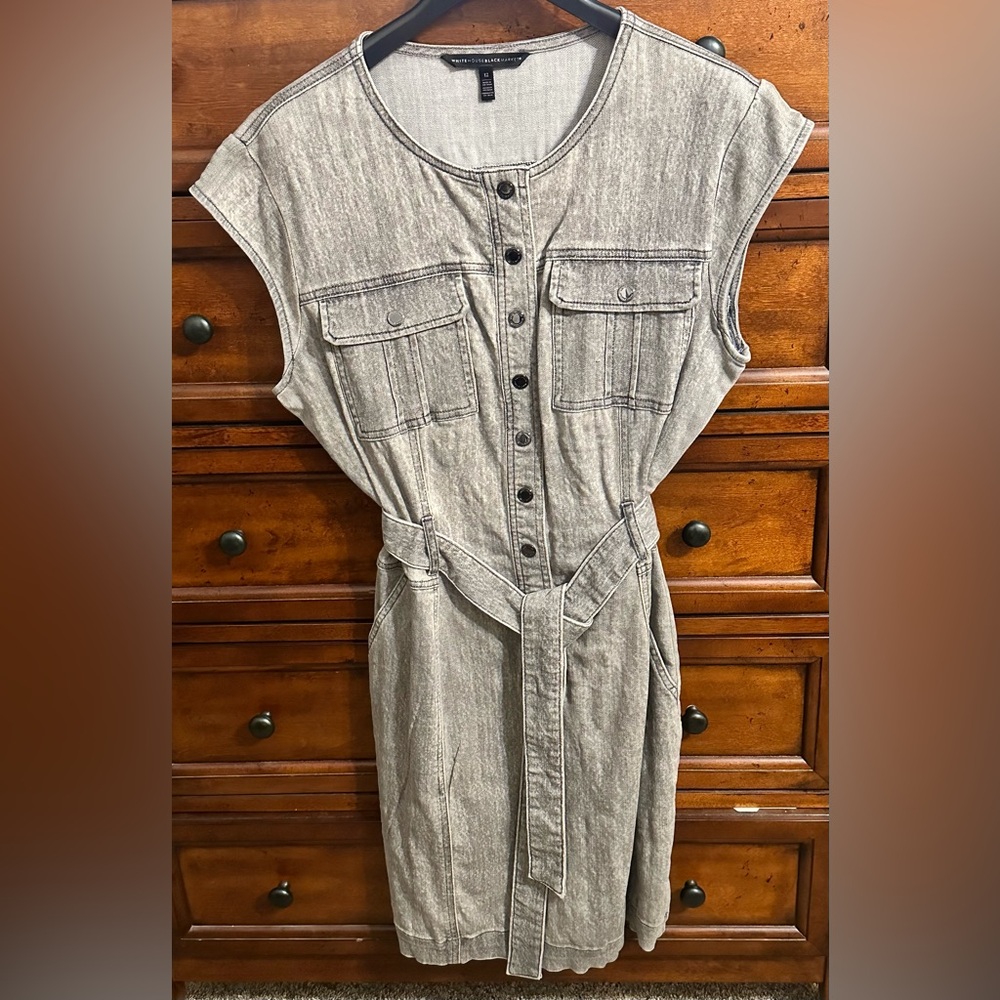 White House Black Market Denim Dress